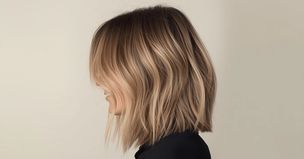 How to Style a Low Maintenance Shoulder Length Long Bob