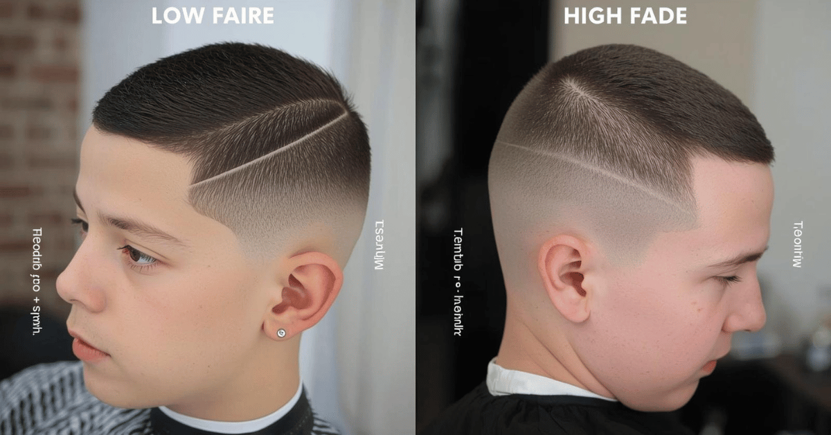 Low Fade vs High Fade Black Hair