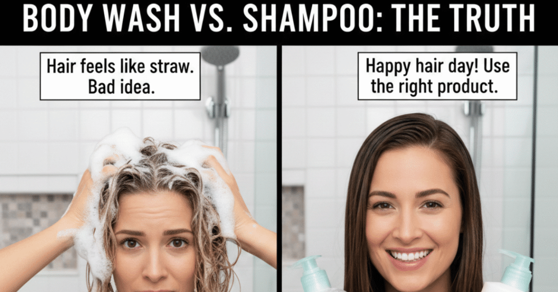 Can You Use Body Wash as Shampoo? Everything You Need to Know