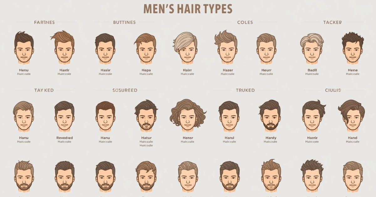 Hair Type Chart for Men