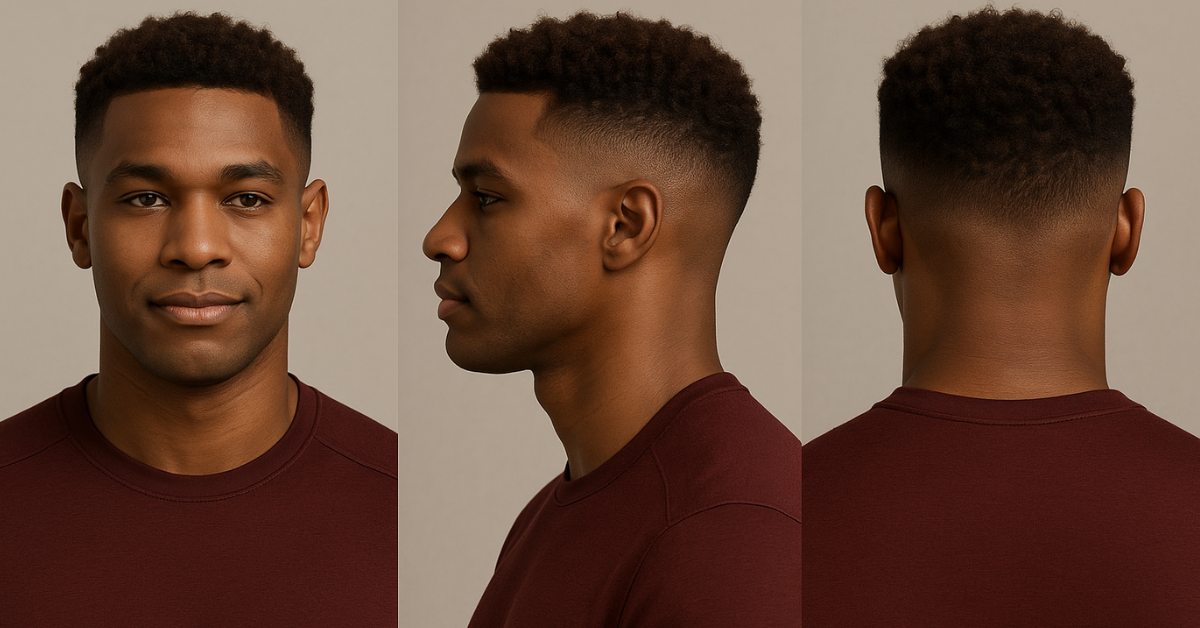 What Is a Burst Fade on Curly Hair?