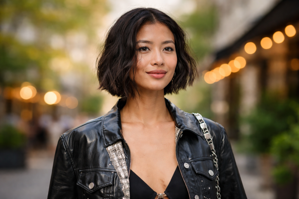 Chin Length Hairstyles for Every Face Shape and Hair Texture