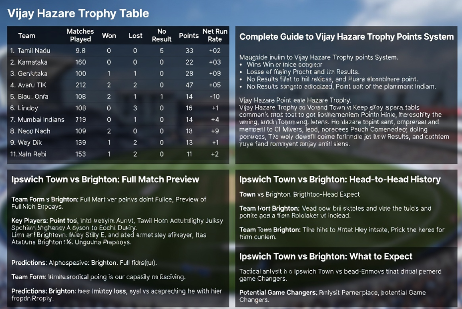 Ipswich Town vs Brighton