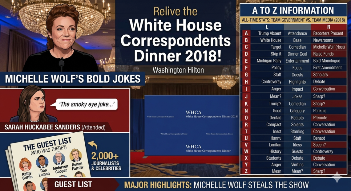 White House Correspondents Dinner 2018